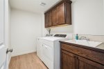 upper level Laundry Room at Kenai Retreat